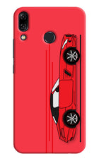 Red Velocity Asus Zenfone 5Z Hard Case Back Cover by Casekaro