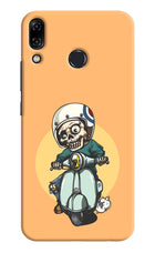 Undead Biker Asus Zenfone 5Z Hard Case Back Cover by Casekaro