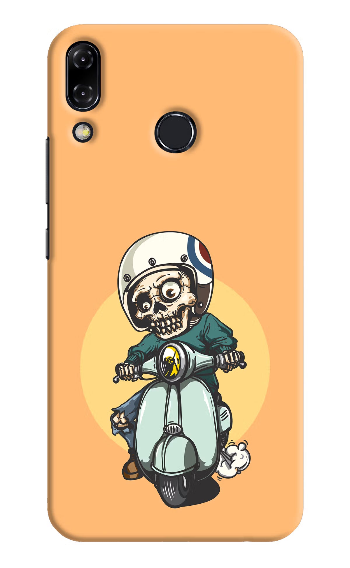 Undead Biker Asus Zenfone 5Z Hard Case Back Cover by Casekaro