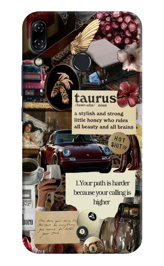 Taurus Zodiac Asus Zenfone 5Z Hard Case Back Cover by Casekaro