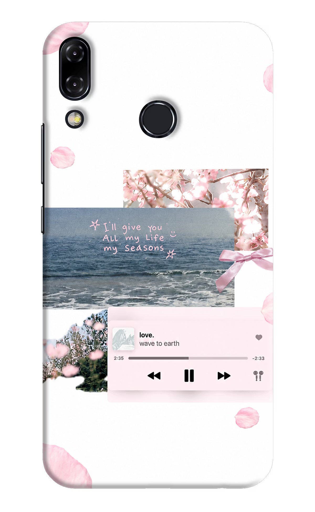 Wave to earth Asus Zenfone 5Z Back Cover