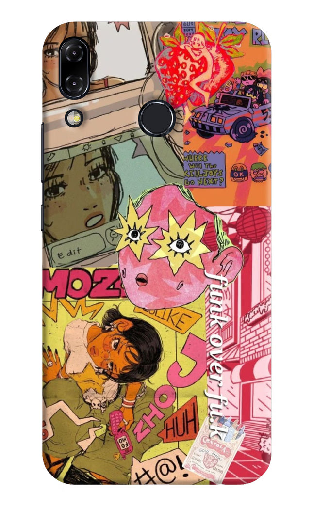 Funkover Asus Zenfone 5Z Hard Case Back Cover by Casekaro
