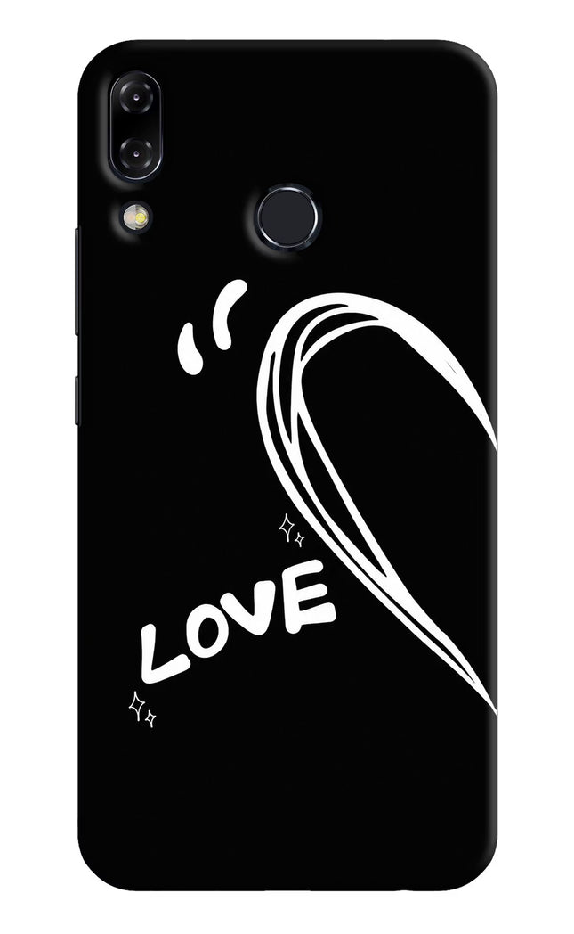 Love Line Asus Zenfone 5Z Hard Case Back Cover by Casekaro