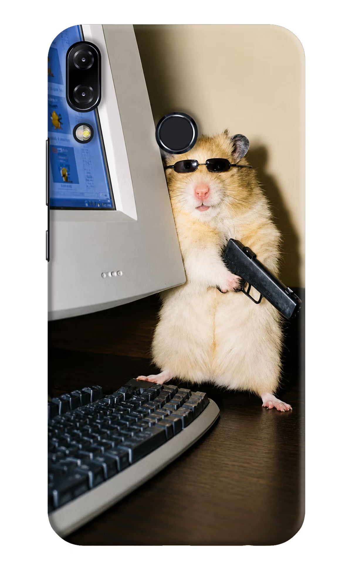 Hacker Hamster Asus Zenfone 5Z Back Cover