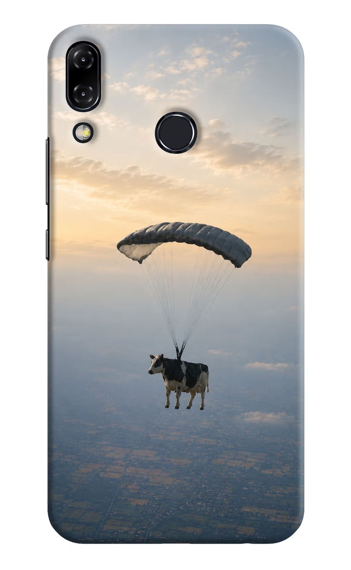 Skydiving Cow Asus Zenfone 5Z Back Cover