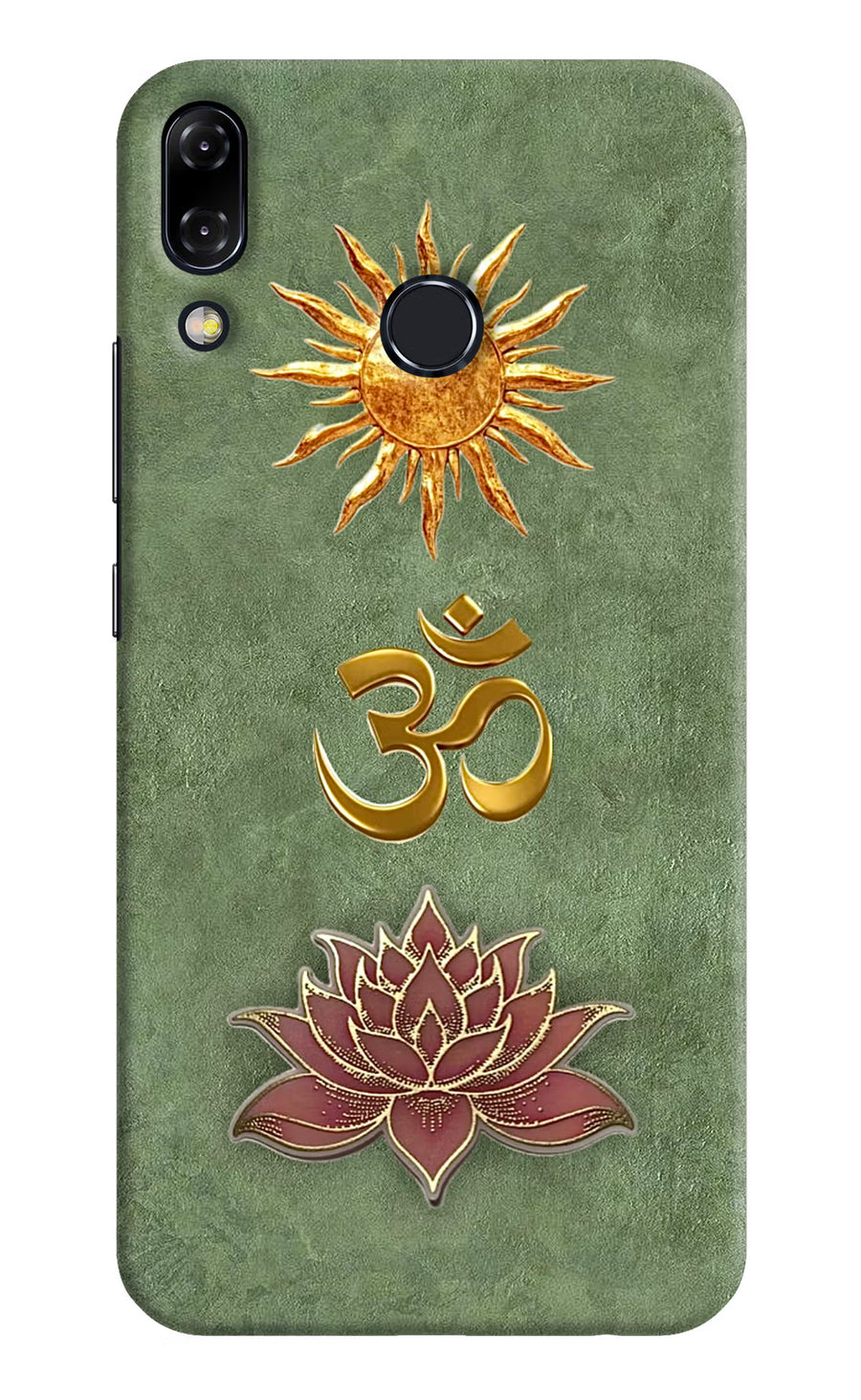 Om & Lotus Asus Zenfone 5Z Back Cover, Hard case