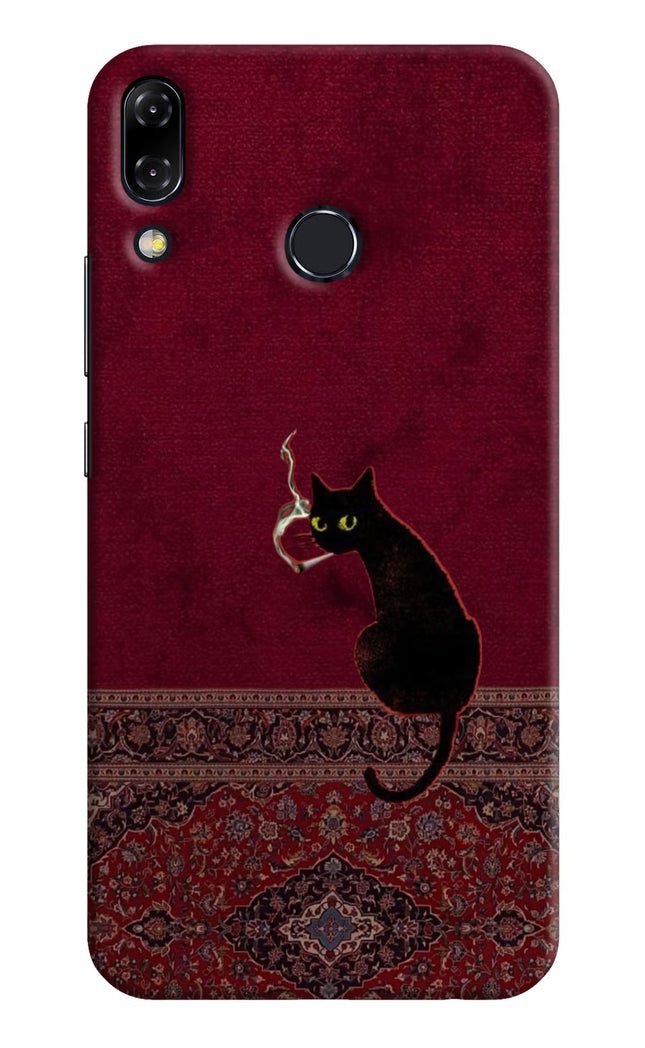 Midnight Cat Asus Zenfone 5Z Hard Case Back Cover by Casekaro