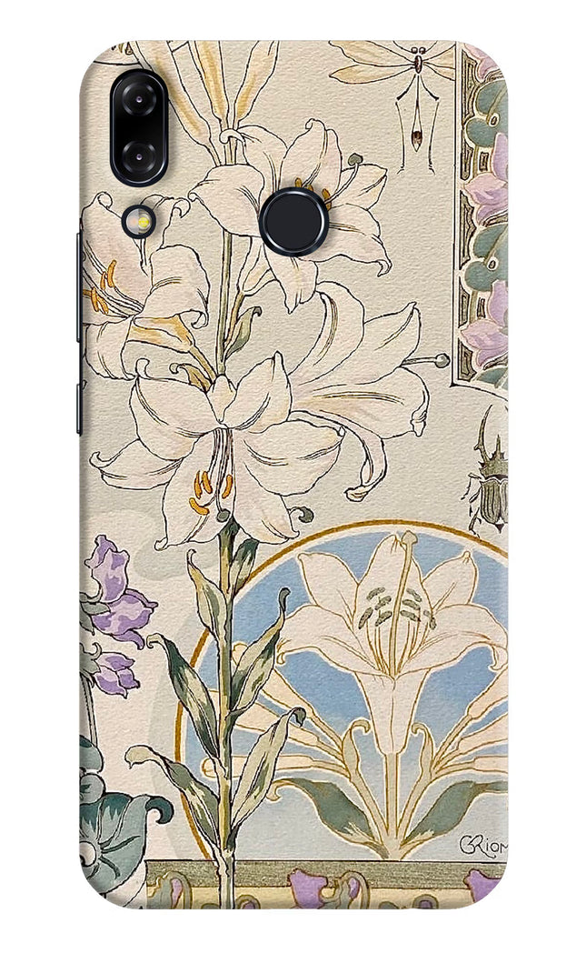 White Lily Asus Zenfone 5Z Hard Case Back Cover by Casekaro