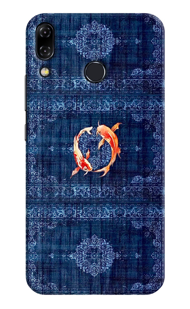 Koi Blue Asus Zenfone 5Z Hard Case Back Cover by Casekaro