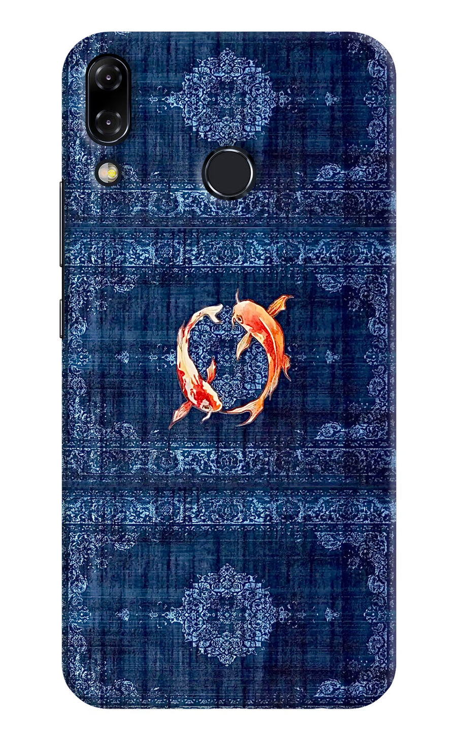 Koi Blue Asus Zenfone 5Z Back Cover, Hard case