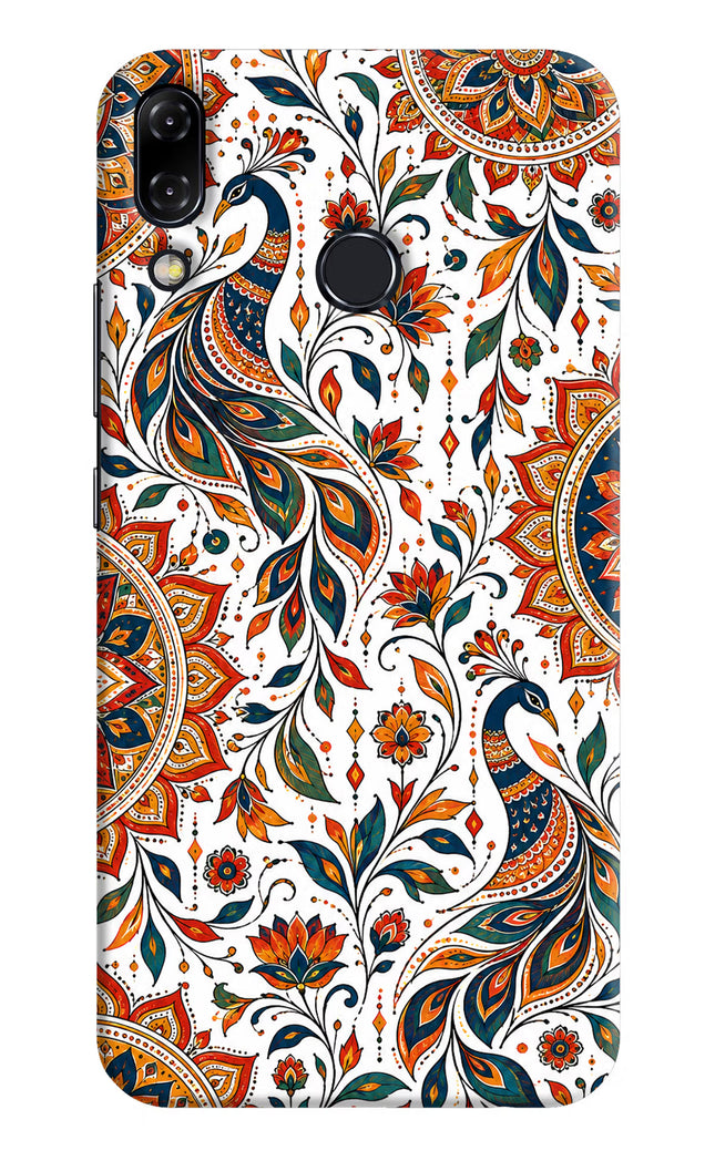 White Mayura Asus Zenfone 5Z Hard Case Back Cover by Casekaro