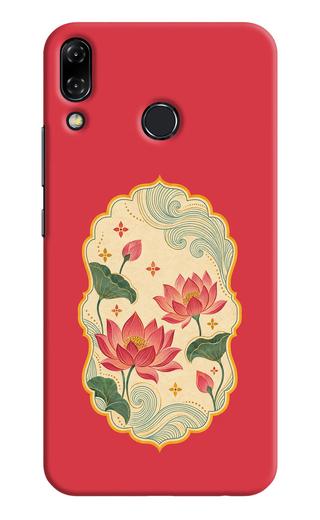 Pink Lotus Asus Zenfone 5Z Hard Case Back Cover by Casekaro