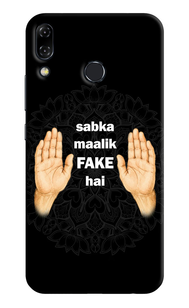 Sabka Malik Fake Asus Zenfone 5Z Hard Case Back Cover by Casekaro