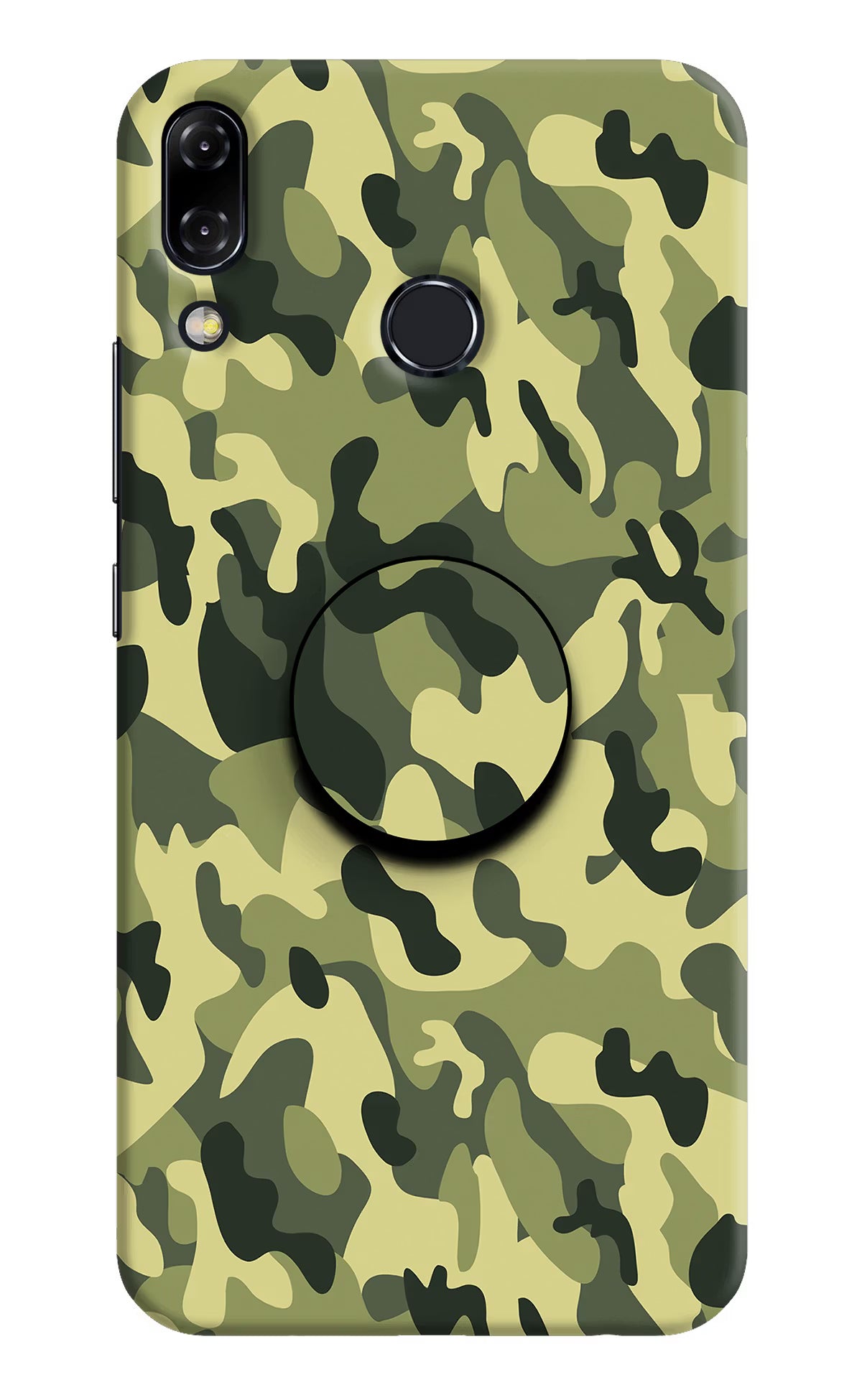 Camouflage Asus Zenfone 5Z Pop Case by Casekaro