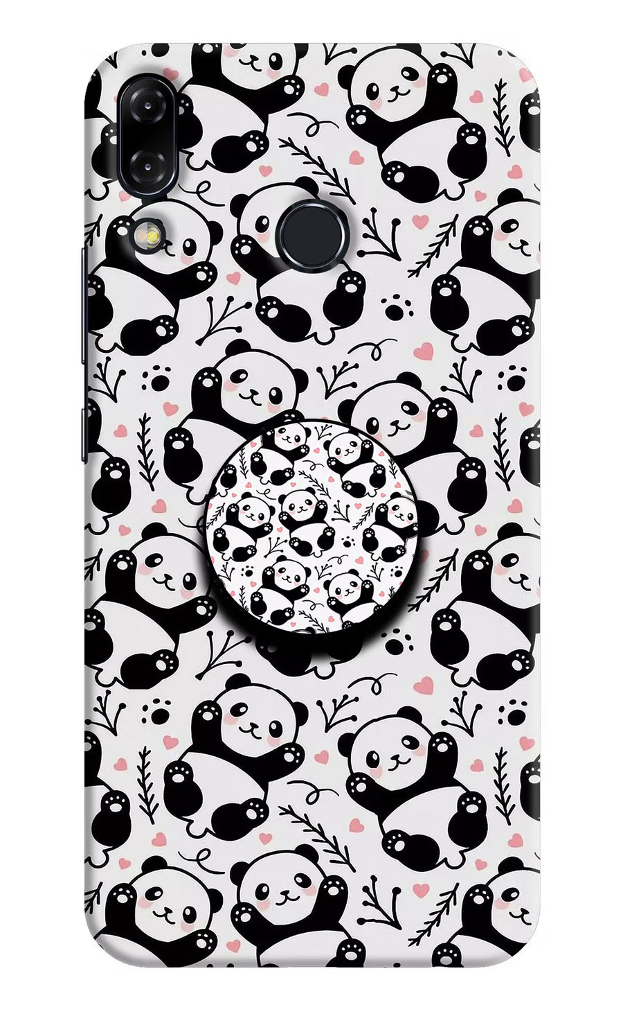 Cute Panda Asus Zenfone 5Z Pop Case, Hard case