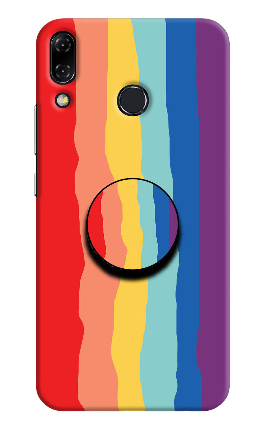 Rainbow Asus Zenfone 5Z Pop Case, Hard case