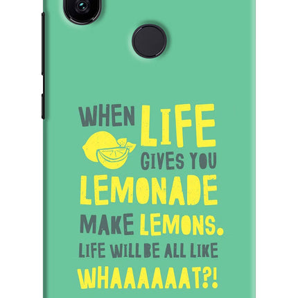 Quote Mi A2 Hard Case Back Cover by Casekaro