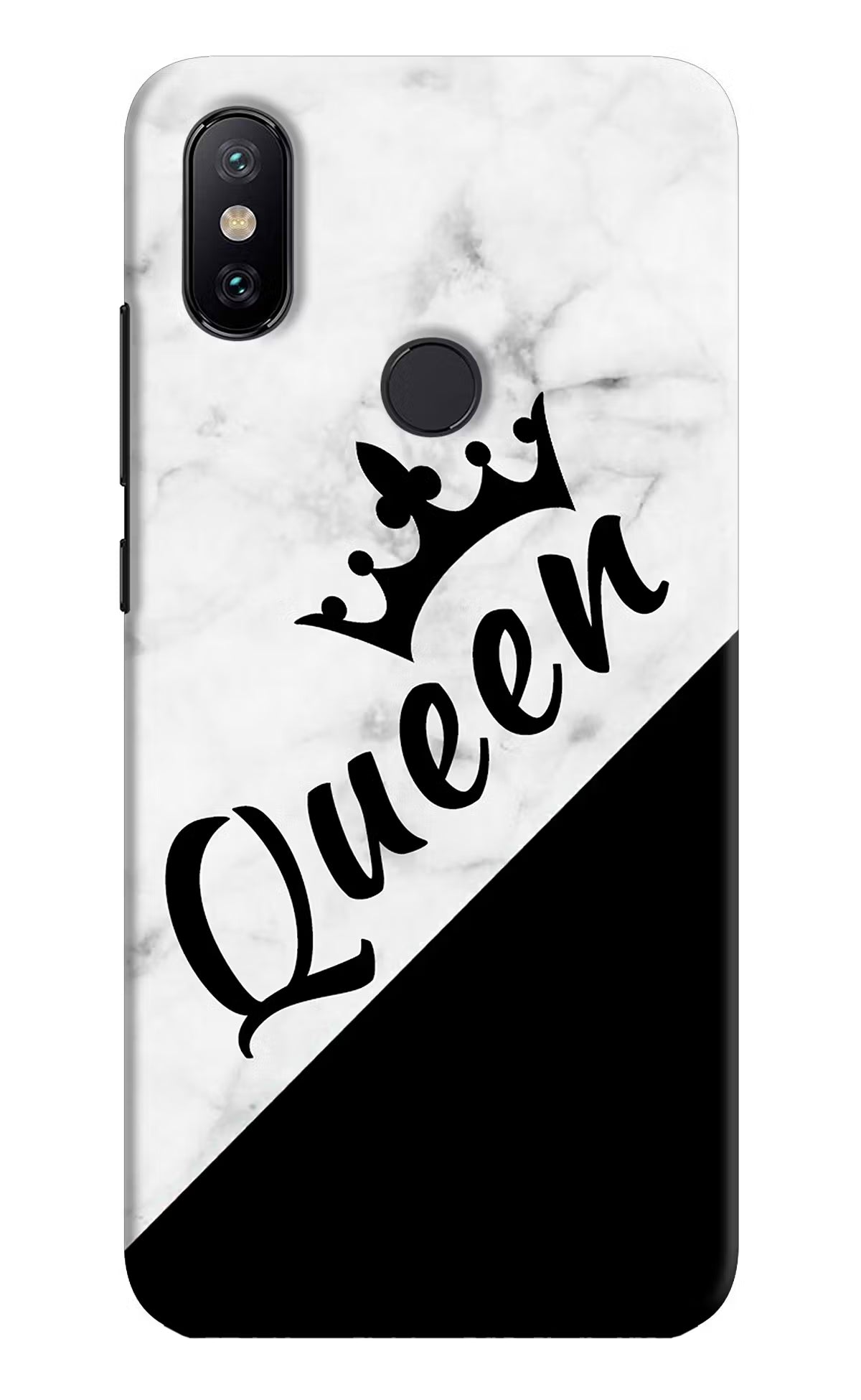 Queen Mi A2 Hard Case Back Cover by Casekaro