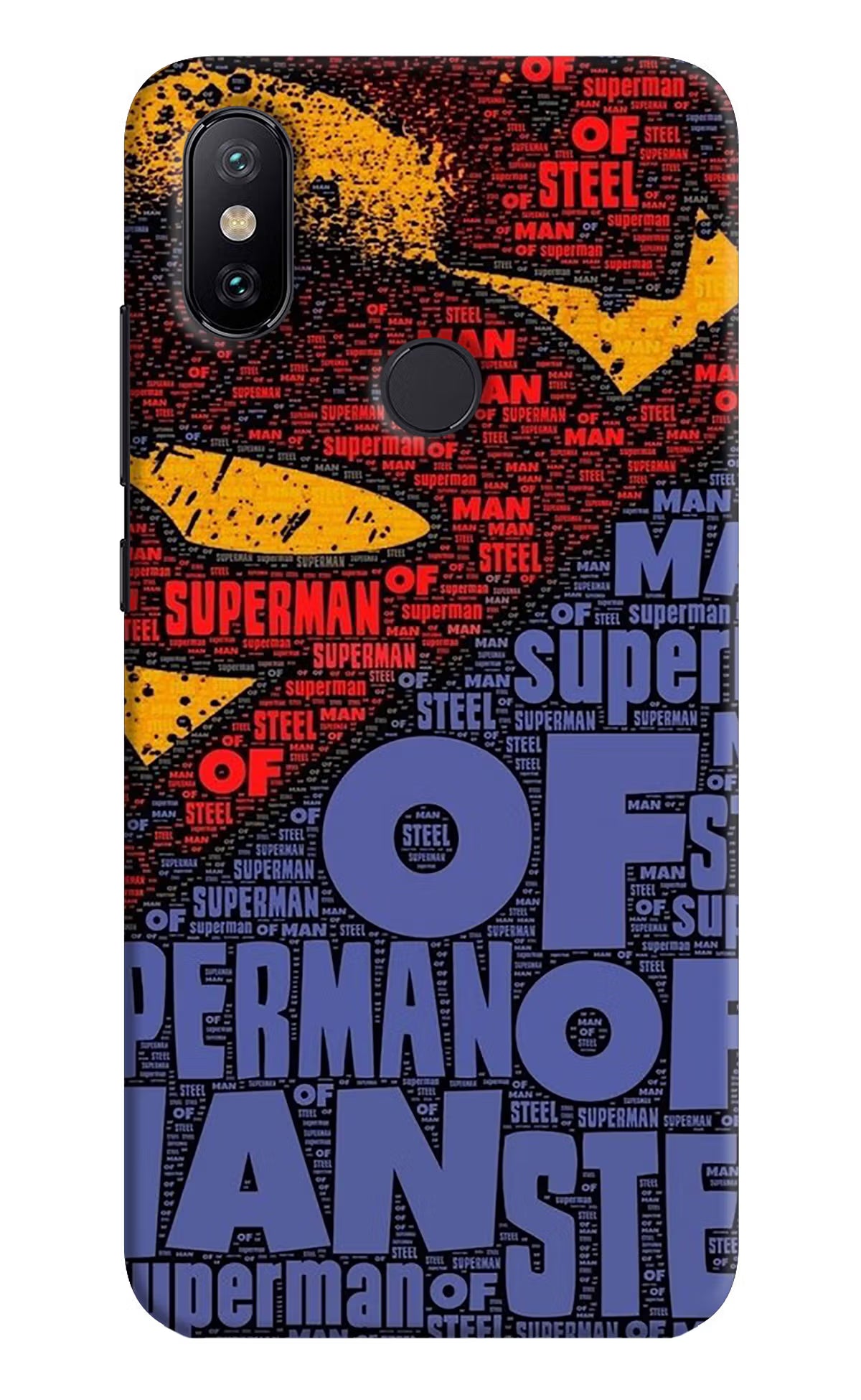 Superman Mi A2 Hard Case Back Cover by Casekaro