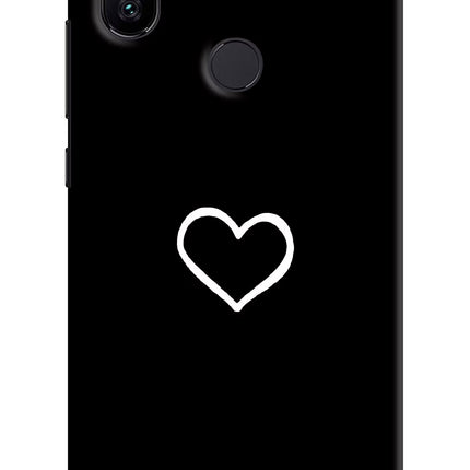 Heart Mi A2 Hard Case Back Cover by Casekaro