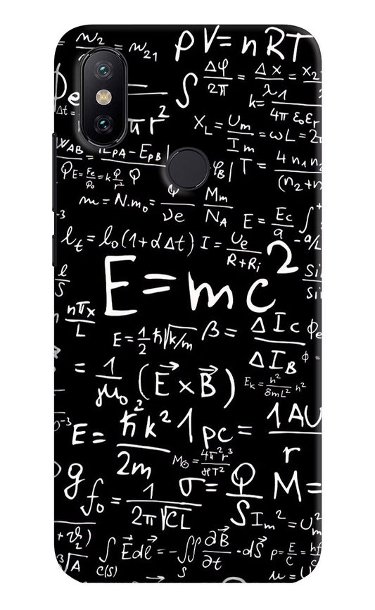 Physics Formula Mi A2 Hard Case Back Cover by Casekaro