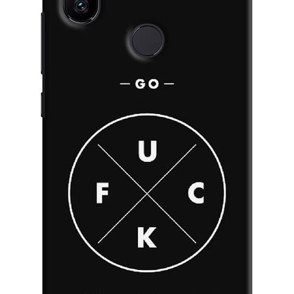 Go Fuck Yourself Mi A2 Hard Case Back Cover by Casekaro