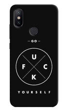 Go Fuck Yourself Mi A2 Hard Case Back Cover by Casekaro