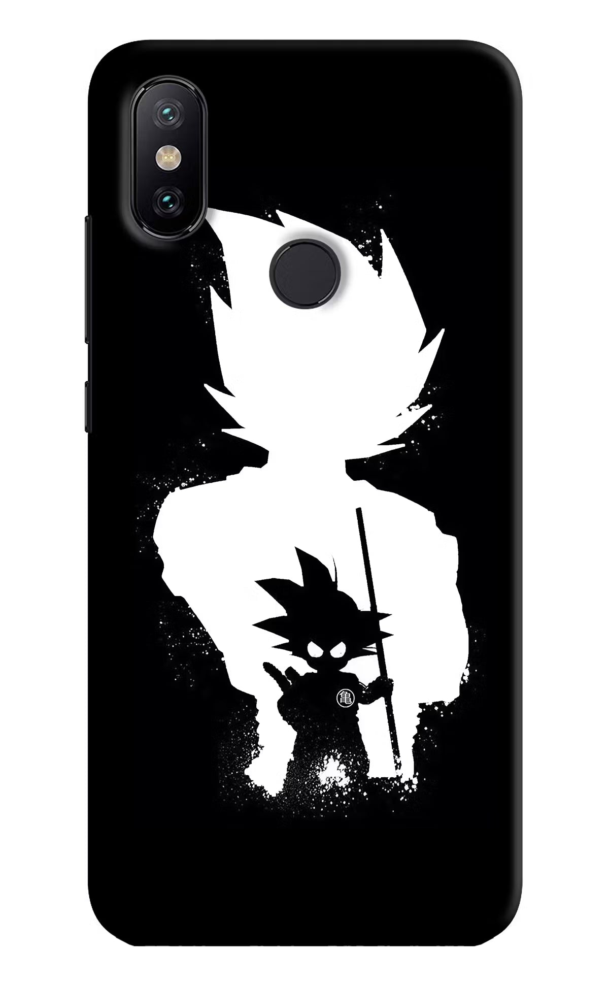 Goku Shadow Mi A2 Hard Case Back Cover by Casekaro