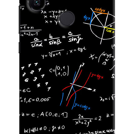 Mathematics Formula Mi A2 Hard Case Back Cover by Casekaro
