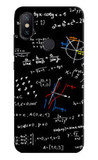 Mathematics Formula Mi A2 Hard Case Back Cover by Casekaro