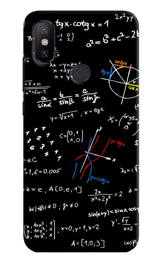 Mathematics Formula Mi A2 Hard Case Back Cover by Casekaro