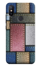 Multicolor Jeans Mi A2 Hard Case Back Cover by Casekaro