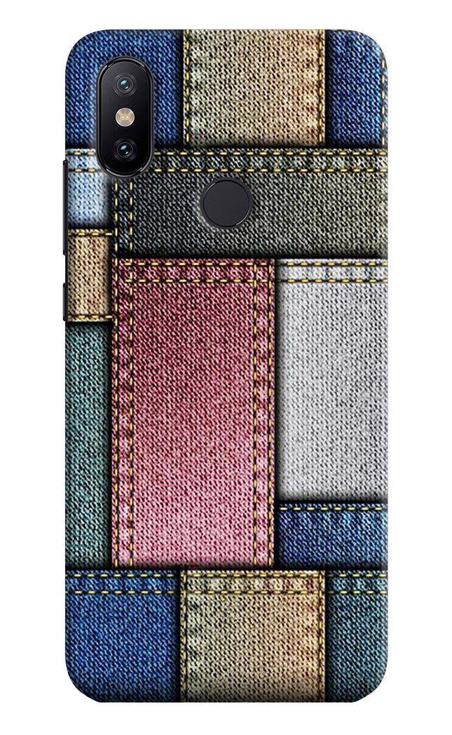 Multicolor Jeans Mi A2 Hard Case Back Cover by Casekaro