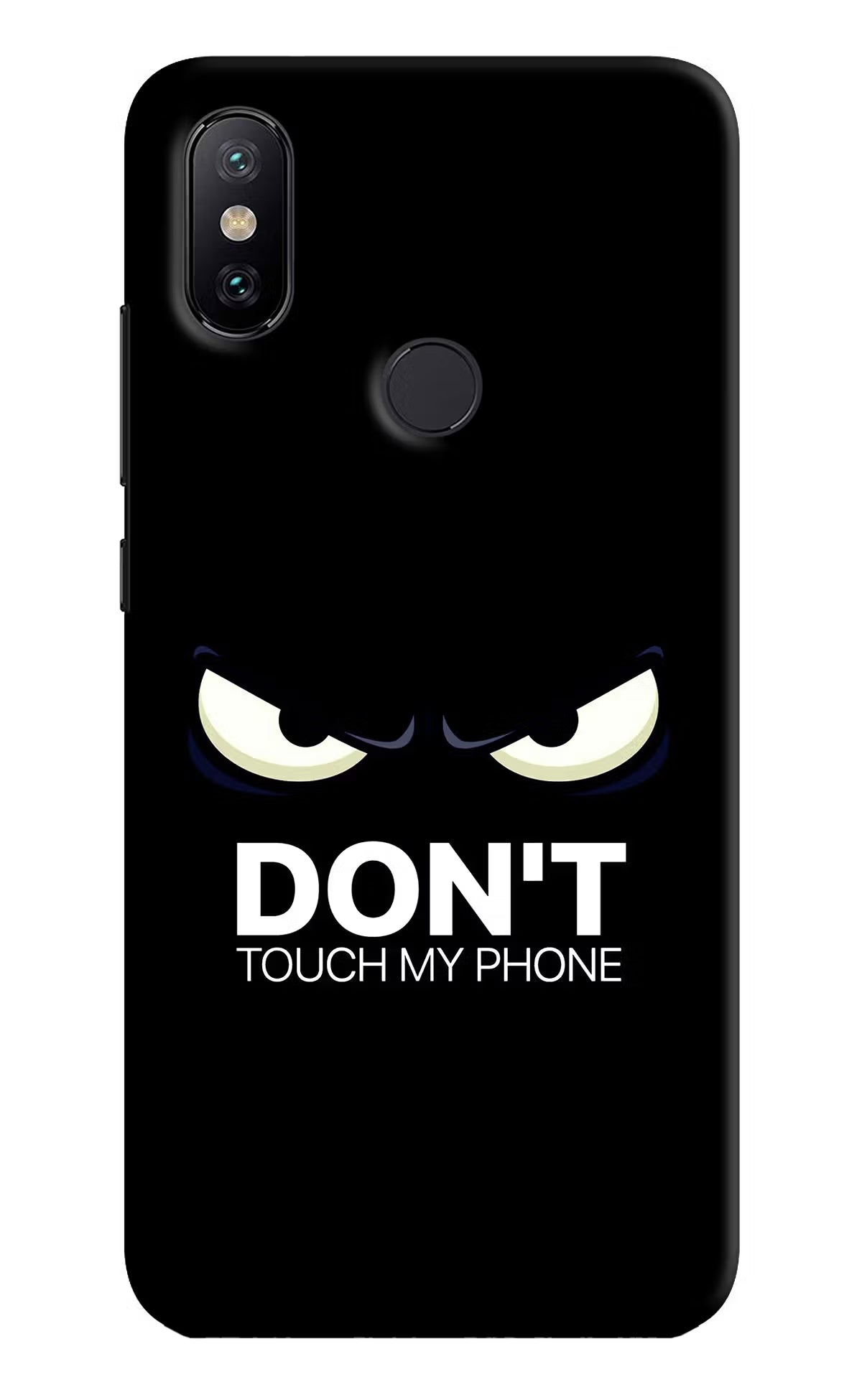 Don'T Touch My Phone Mi A2 Hard Case Back Cover by Casekaro