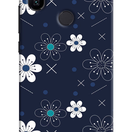 Flowers Mi A2 Hard Case Back Cover by Casekaro