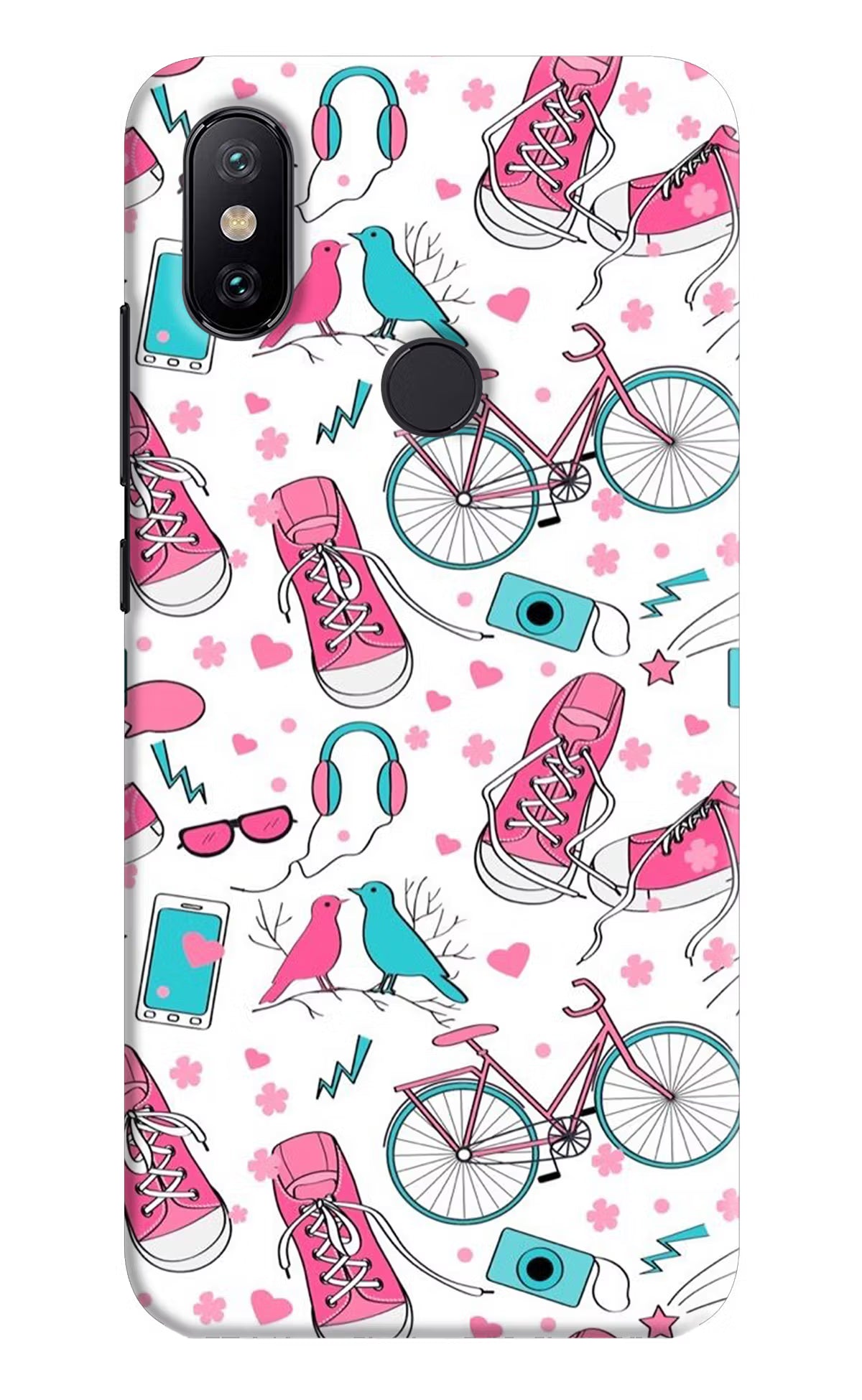 Artwork Mi A2 Hard Case Back Cover by Casekaro