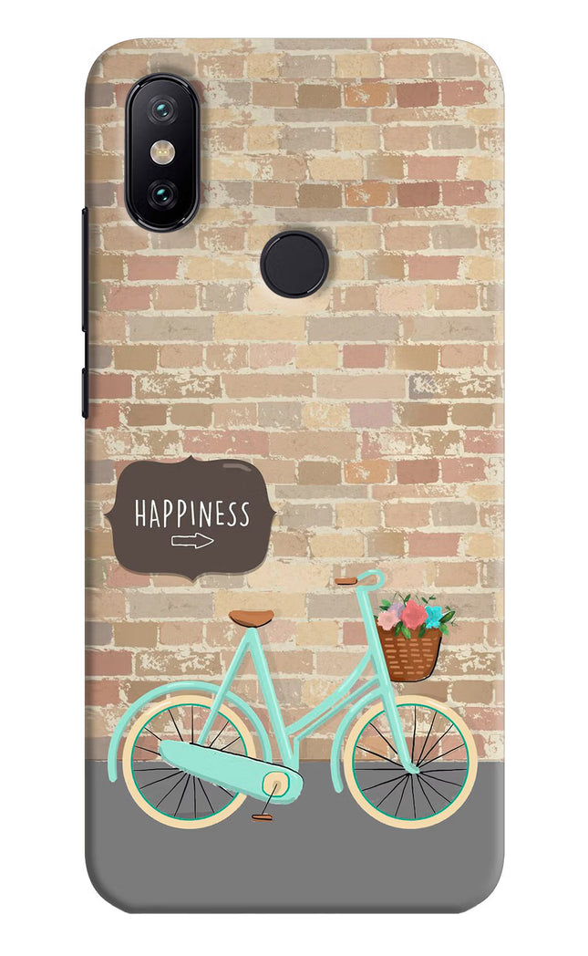 Happiness Artwork Mi A2 Hard Case Back Cover by Casekaro