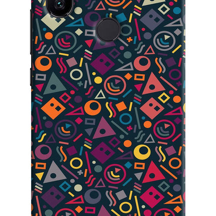 Geometric Abstract Mi A2 Hard Case Back Cover by Casekaro