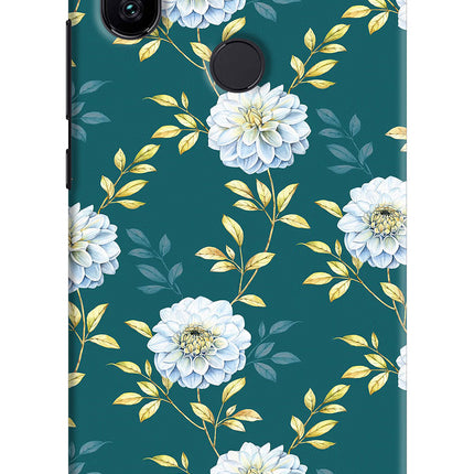 Flowers Mi A2 Hard Case Back Cover by Casekaro