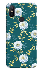 Flowers Mi A2 Hard Case Back Cover by Casekaro