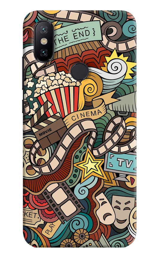 Cinema Abstract Mi A2 Hard Case Back Cover by Casekaro