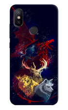 Game Of Thrones Mi A2 Hard Case Back Cover by Casekaro