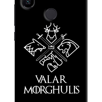 Valar Morghulis | Game Of Thrones Mi A2 Hard Case Back Cover by Casekaro