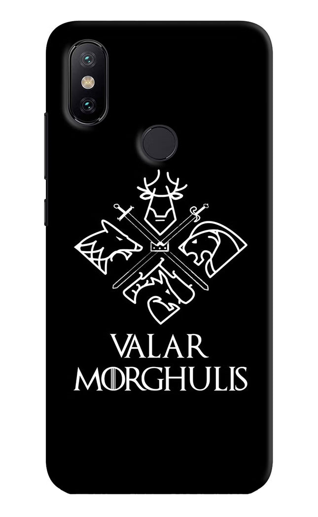 Valar Morghulis | Game Of Thrones Mi A2 Hard Case Back Cover by Casekaro