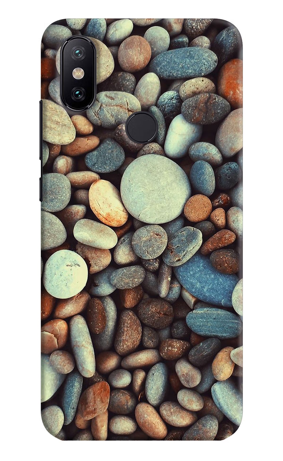 Pebble Mi A2 Hard Case Back Cover by Casekaro