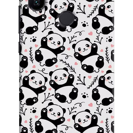 Cute Panda Mi A2 Hard Case Back Cover by Casekaro