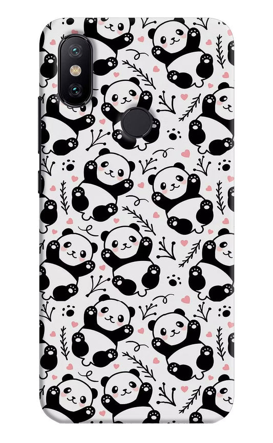 Cute Panda Mi A2 Hard Case Back Cover by Casekaro