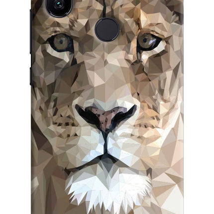 Lion Art Mi A2 Hard Case Back Cover by Casekaro