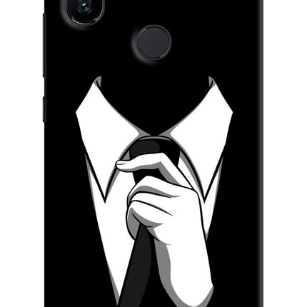 Black Tie Mi A2 Hard Case Back Cover by Casekaro