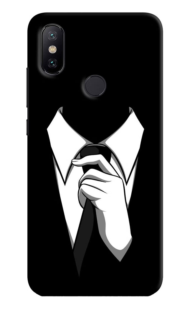 Black Tie Mi A2 Hard Case Back Cover by Casekaro